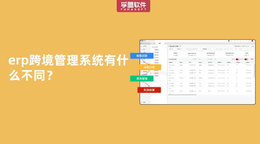 erp跨境管理系统有什么不同？