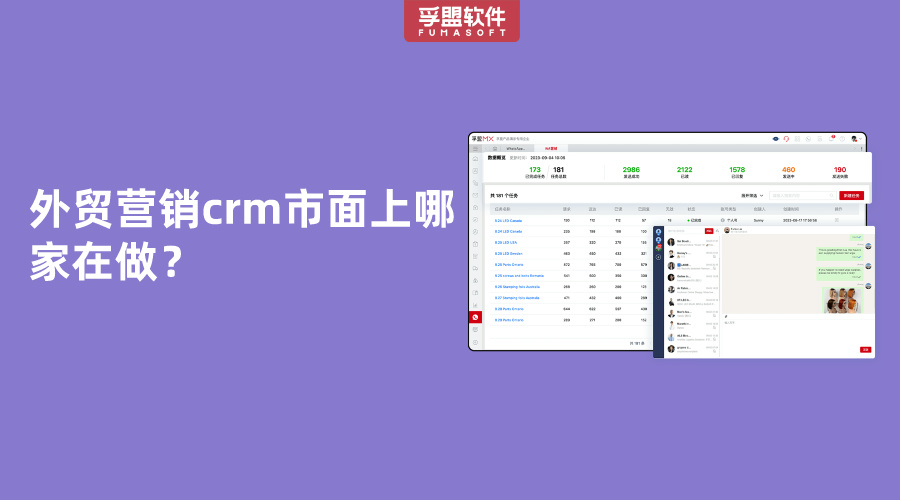 外贸营销crm市面上哪家在做？