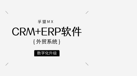 孚盟MX外贸系统：CRM+ERP软件+营销助力数字化升级